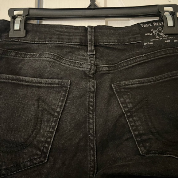 True Religion jeans; light black. Only worn one time. - Picture 1 of 9
